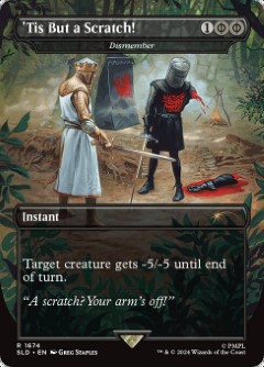 Dismember - 'Tis But a Scratch! Secret Lair Drop - Monty Python Art